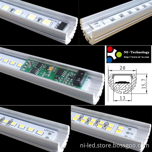 "U" Shape LED Aluminum Profile for Furniture Light